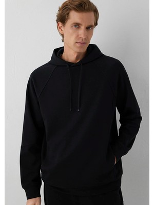 Mavi Mavi Black Kapüşonlu Siyah Sweatshirt 0S20146-900