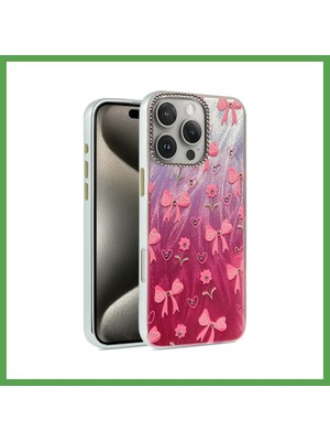 Bezos iPhone 16 Pro Max Uyumlu Kılıf Blade Aynalı Desenli Kapak - Desen 3 Mgc