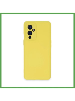 Bezos One Plus 9 Kılıf Nano Içi Kadife Silikon - Sarı Mgc