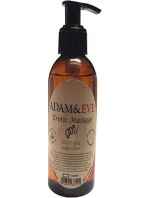 Adam Hintohu &amp;eve Erkeklere ve Bayanlara Özel Sade Vücut Masaj Yağı Pure Edible Massage Oil 125ML