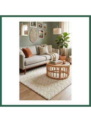 Vintessy Vıntessy Youdayhomecollection Moda Model Oturma Odası Halısı · Ebat: 80X80 BZS01