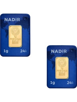 Nadir Gold 1 gr 24 Ayar Nadir Gram Altın 2'li