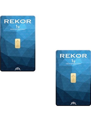 1 gr 24 Ayar Rekor Gram Altın 2'li