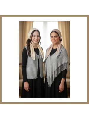 Bezos Gelin Yeleği ve Gelin Şalı, Kristal Simli Çeyizlik Yelek ve Şal 22