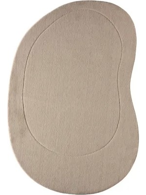 Vivense Alora Amorf Modern Yumuşak Shaggy Halı, A002, Vizon, 200X290