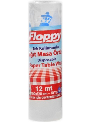 Floppy Tek Kull.kullan At Kağıt Masa Örtüsü 10 Yp 12 mt 1 Adet