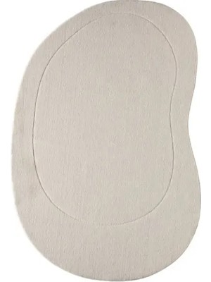 Vivense Alora Amorf Modern Yumuşak Shaggy Halı, A002, Taş, 160X230