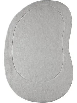 Vivense Alora Amorf Modern Yumuşak Shaggy Halı, A002, Gri, 200X290