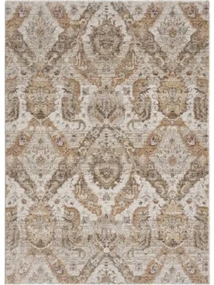Vivense Mondelal Klasik Vintage Çiçek Desenli Halı 806, Bej, 80X300