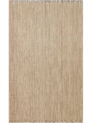 Vivense Liva Naturel Jüt Örgü Dokulu Kilim Bej DH01 80X300