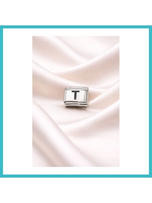 Defne Store T Harfli Charm | Paslanmaz Çelik Harf Charm | Kişiye Özel Bileklik Aksesuarı Dfnbez