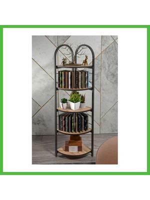 Bezos Metal Köşe Kitaplığı Atlantik Çam Arz