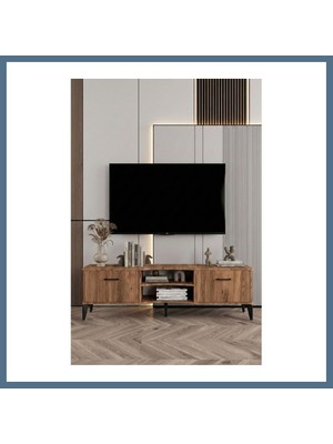 Bezos Vera Tv Sehpası Suntalam Kahverengi 160X35 cm Bbz
