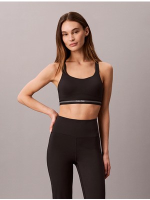 Calvin Klein Calvın Kleın Kadın Marka Logolu Günlük Kullanıma Uygun Siyah Sütyen LVGWF6K105 Ub1