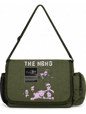 Sevbano The Neighbourhood Rock Metal Müzik Grubu Baskılı Okul, Spor, Ofis Çok Amaçlı Postacı Çantası