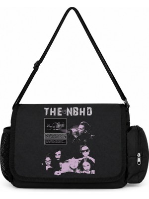 Sevbano The Neighbourhood Rock Metal Müzik Grubu Baskılı Okul, Spor, Ofis Çok Amaçlı Postacı Çantası