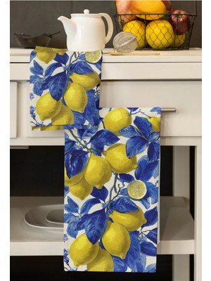 Tolly Vogue (4’lü Set) Desenli Mutfak Havlusu 30×50 cm Mikrofiber Havlu