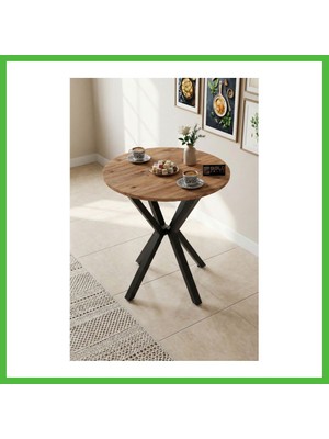 Bezos Yuvarlak Masa Atlantik Kahverengi 70 cm Arz