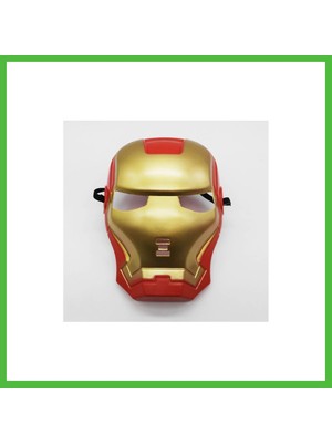 Bezos Iron Man Maskesi - Demir Adam Maskesi 21X15 cm Arz