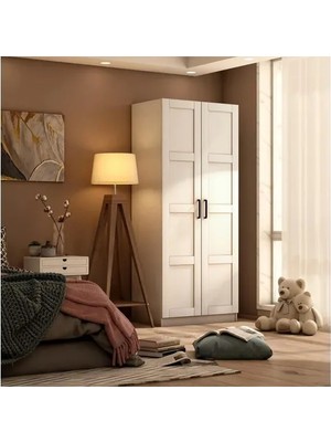 Vivense Dekorex Gardırop, Beyaz, 2 Kapaklı, MNT211