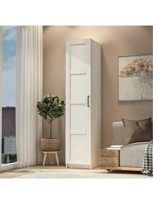 Vivense Dekorex Gardırop, Beyaz, 1 Kapaklı, MNT111
