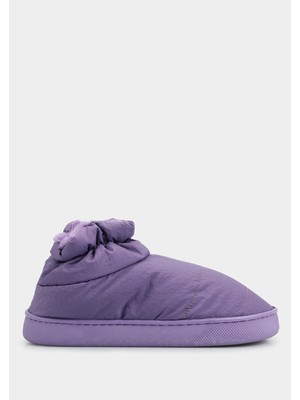 Peluche Beyaz Kadın Ev Terliği
