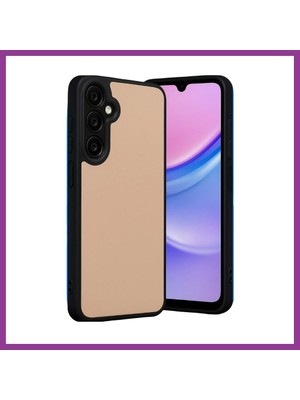 Bezos Samsung Galaxy M15 Uyumlu Kılıf Aras Deri Kapak - Pudra Atg