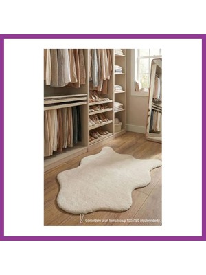 Bezos Youdayhomecollection Poly Peluş Post Şeklinde Halı Model Oturma Odası Halısı · Ebat: 100X150 Atg