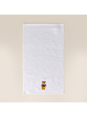 Evidea Soft Piko Teddy Bear El Havlusu - Ekru - 30X50 cm