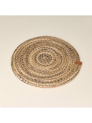Evidea Soft Fern Supla - Bej / Antrasit - 33X33 cm