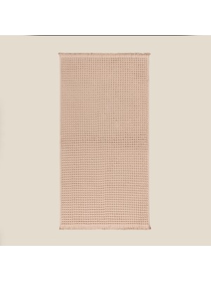 Evidea Soft Waffle Yüz Havlusu - Krem - 50X100 cm