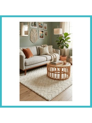 Defne Store Youdayhomecollection Moda Model Oturma Odası Halısı · Ebat: 150X300 Dfnbez