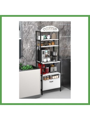 Bezos Metal Kahve Köşesi Beyaz 196 cm Mgc