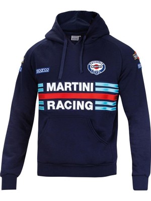Sparco Racing Kapüşonlu Sweatshirt Lacivert Erkek M Beden