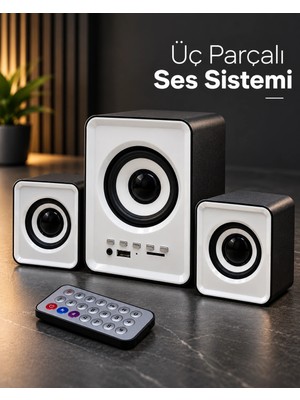 Astraltech Bluetooth Özellikli Mini Dijital Hoparlör Seti