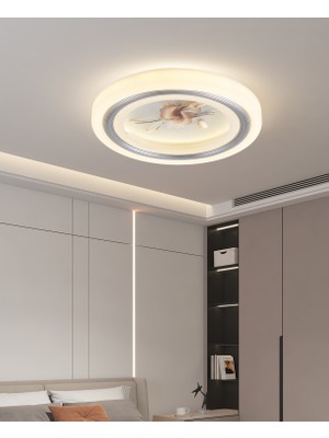 Apliqa Greer Beyaz Plafonyer LED Avize