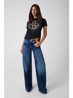 Guess Round Kadın Regular Fit T-Shirt