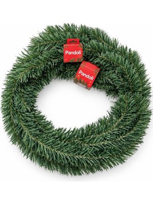 Pandoli Çam Dalı Garland 5 Metre Uzunluğunda Doğal Görünümlü Çam Dalı Esnek
