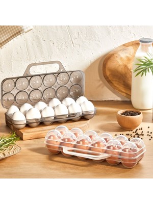 Mapple Home 12 Bölmeli Konteyner Taşınabilir Yumurtalık Piknik Taşıma Çantası Yumurta Kutusu Yumurta Depolama