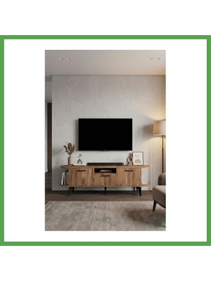 Bezos Mira Tv Sehpası Suntalam Siyah 160X35 cm Mgc