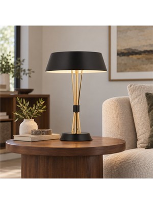 Noris Tekli Eskirme Modern Oturma Odası, Yatak Odası, Salon Abajur