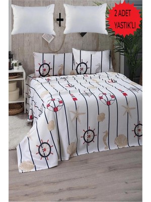 Mulberry Çift Kişilik Pike Takımı 2 Adet Yastık'lı Set