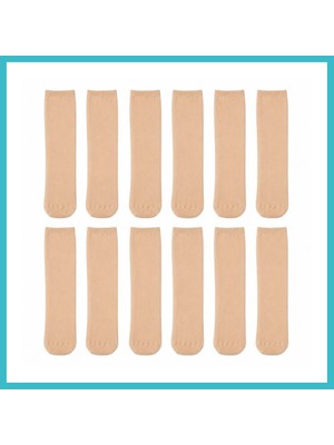 Defne Store Kadın 40 Denye 12'li Ince Anne Çorabı Dizaltı Topuksuz Esnek Günlük Kullanım Çorabı Ten Siyah Bronz Vizon · Beden: Standart · Renk: Ten Dfnbez