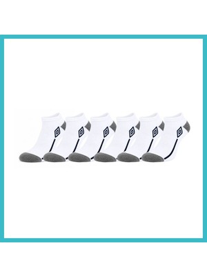 Defne Store Erkek 6'lı Spor Patik Çorap 39-44 Pamuklu Havlu Destekli Bilek Boy Beyaz Gri · Beden: 39-44 · Renk: Beyaz 6 Lı Dfnbez