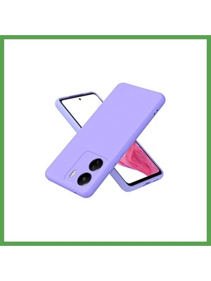 Bezos Redmi 13C Uyumlu Kılıf First Silikon - Lila Mgc
