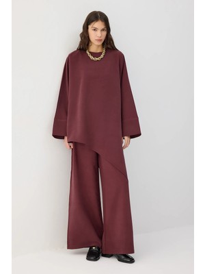 Touche Prive Asimetrik Tunik Pantolon Modal Takım