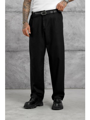 Nomarc Erkek Pantolon Jggrm Kumaş Siyah Baggy