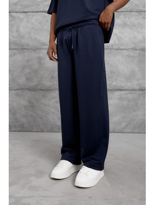 Nomarc Erkek Pantolon Oysho Kumaş Lacivert Oversize