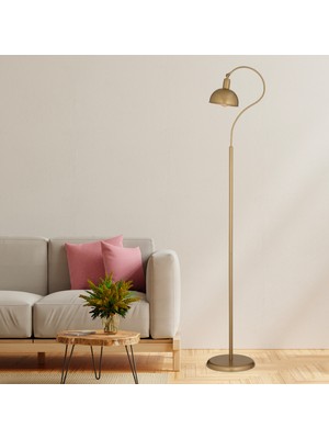 Apliqa Angora Eskitme Renkli Retro Metal Lambader Dekoratif Tasarım ve Şık Görünüm