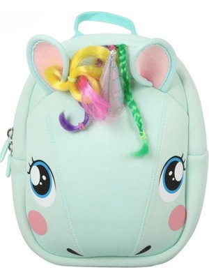 Supercute Unicorn Sırt Çantası Mint Yeşil